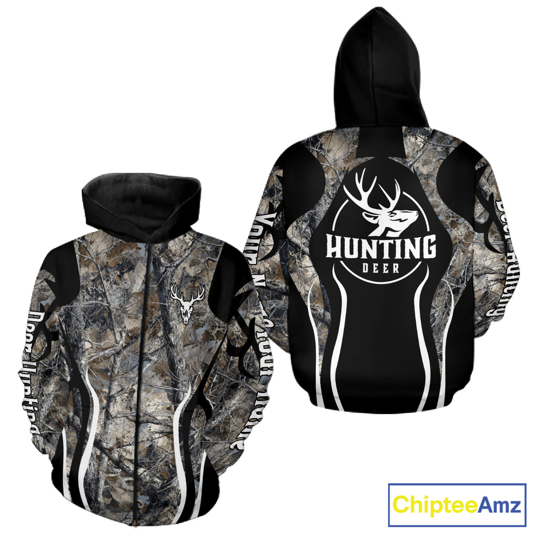 Custom Camouflage Deer Hunting 3D All Over Printed Shirts for Men, Hunting Gifts NBT203