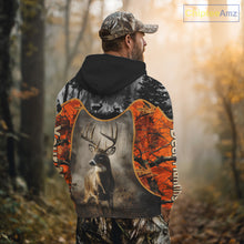 Load image into Gallery viewer, Custom 3D Deer Hunting Orange Camouflage Shirts for Men, Best Hunting Gifts for Hunters NBT231