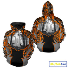 Load image into Gallery viewer, Whitetail Deer Hunting Orange Camouflage Full All-Over 3D for Men, Deer Hunting Gifts NBT242