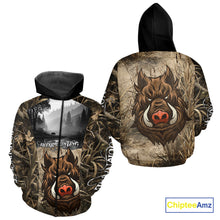 Load image into Gallery viewer, Boar Hunting Camouflage 3D All Over Printed Shirts, Boar Hunting Camo Shirt NBT210