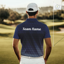 Load image into Gallery viewer, Close-up UPF polyester fabric funny golf ball pattern custom golf shirt moisture-wicking