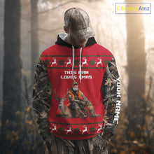 Load image into Gallery viewer, The Season Gifts For Deer Hunting Lovers Hunters Personalized Photo Ugly Hunting Christmas Shirt NBT300