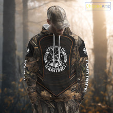 Load image into Gallery viewer, Brown Camouflage Deer Hunting 3D Printing Custom Name Shirts, Deer Hunting Apparel NBT213