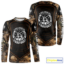 Load image into Gallery viewer, Brown Camouflage Deer Hunting 3D Printing Custom Name Shirts, Deer Hunting Apparel NBT213