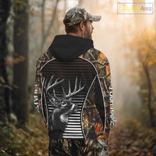 Load image into Gallery viewer, Custom Whitetail Deer Hunting Orange Camouflage 3D Printed Shirts, Hunting Gifts NBT226