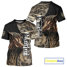 Load image into Gallery viewer, Beautiful Wild Boar Hunting Grass Camo Shirts for Hunters, Boar Hunting Clothing, Hunting Gifts NBT209