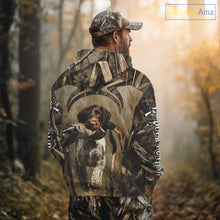 Load image into Gallery viewer, Mallard Duck Hunting German Wirehaired Pointer Dog Camouflage Shirts for Hunters NBT211