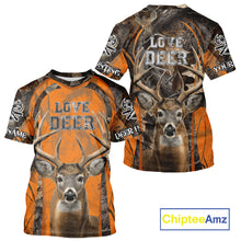 Load image into Gallery viewer, Custom Camo 3D Whitetail Deer Hunting Shirt Best Hunting Clothes For Deer Season NBT243