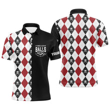 Load image into Gallery viewer, It Takes A Lot Of Balls Mens Skull Argyle Golf Polo Shirt Golf Shirts For Men Golfing Gifts LDT0608