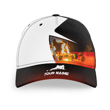 Load image into Gallery viewer, Personalized Billiard Balls Flame 3D Billiard Hats, Custom 8 Ball Pool Top Hat Billiards VHM0571