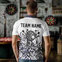 Load image into Gallery viewer, Funny Darts Shirt With Pocket Option For Men Custom Dart Jersey Outfit TDM3694