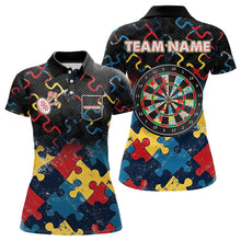 Load image into Gallery viewer, Funny Colorful Pattern Dart Shirt With Pocket Option Custom Women Dart Jersey TDM3695