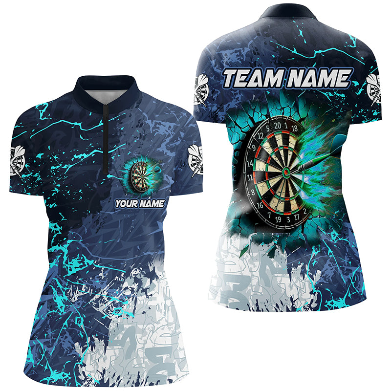 Grunge Break Dartboard Custom 3D Printed Darts Shirts For Women, Best Darts Apparel Team Jerseys TDM2189