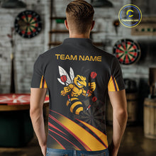 Load image into Gallery viewer, Funny Bee Custom Dart Shirts With Pocket Option For Men, Darts Team Jersey TDM3879