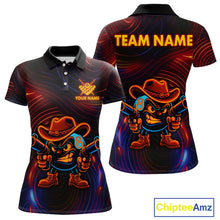 Load image into Gallery viewer, Funny Neon 8 Ball Billiard Shirt For Women Custom Pool Team Shirt, Billiard Jersey Polo &amp; 1/4 Zip TDM5446
