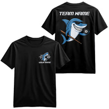 Load image into Gallery viewer, Custom Shark 8 Ball Billiard T-Shirts For Pool Player, Pool Team Shirts, Billiard Lover Shirts TDM3976