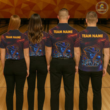 Load image into Gallery viewer, Funny Neon Tornado Pin Bowling Shirt For Men Custom Bowling Team Jersey Polo &amp; 1/4 Zip TDM6148