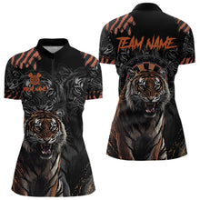 Load image into Gallery viewer, Personalized Tiger Darts Shirt With Pocket Option For Women, Darts Team Jersey TDM3621