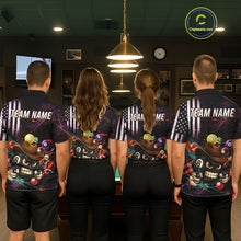 Load image into Gallery viewer, Funny 8 Ball Pool Graffiti Style Billiard Shirt For Women Custom Billiard Team Jersey Outfit TDM5548
