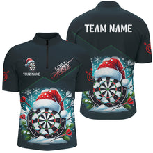 Load image into Gallery viewer, Funny Dart Board Santa Custom Dart Shirts For Women, Christmas Dart Gifts Dart Team Jerseys TDM2833