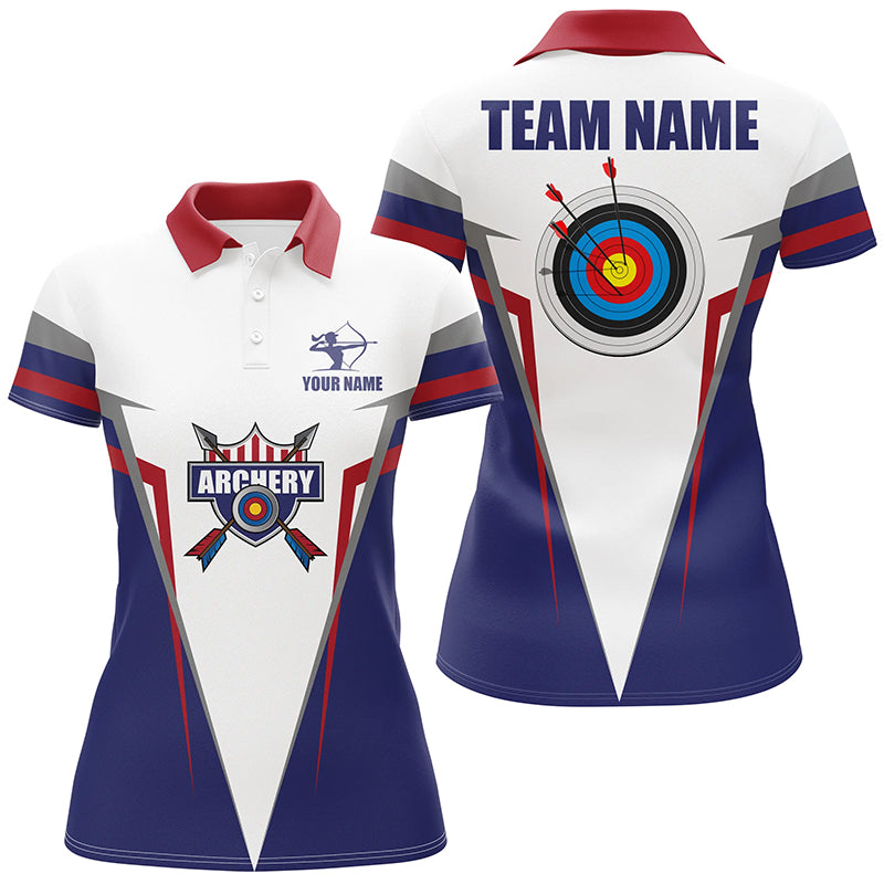 Personalized Archery Jerseys Polo Shirts For Women Custom Gifts For Archery Team Lover TDM0430