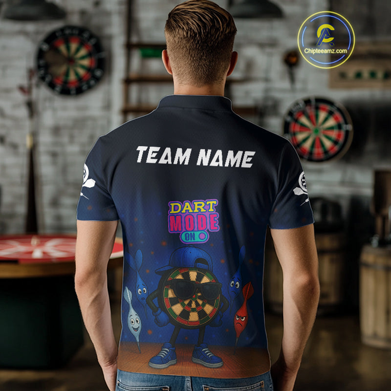 Funny Dartboard Dart Mode On Custom Dart Shirts For Men, Darts Jerseys Outfit, Darts Gifts  TDM4075