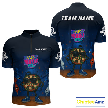 Funny Dartboard Dart Mode On Custom Dart Shirts For Men, Darts Jerseys Outfit, Darts Gifts  TDM4075