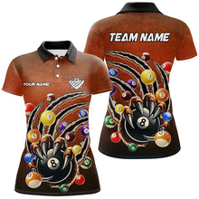 Load image into Gallery viewer, Personalized Funny Billiard Claws 3D Printed Women Billiard Shirts Custom Billiard Balls Team Jerseys TDM1908