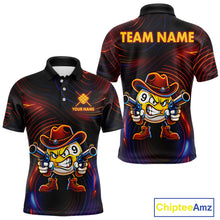Load image into Gallery viewer, Funny Neon 9 Ball Billiard Shirt For Men Custom Pool Team Shirt, Billiard Jersey Polo &amp; 1/4 Zip TDM6248