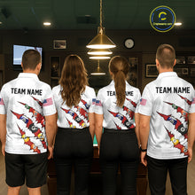 Load image into Gallery viewer, Personalized Scratch 8 Ball Billiard Shirt For Women Custom Pool Jersey, Billiard Team Shirt |Red TDM5989