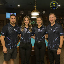 Load image into Gallery viewer, Customized 8 Ball Pool Crown Men's Billiard Shirts, Holographic Billiard Team Shirts, Pool Jerseys TDM5400