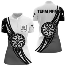 Load image into Gallery viewer, Personalized Crown Dart Shirt With Pocket Option For Women, Darts Team Jersey TDM3750