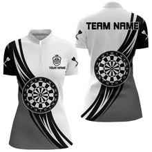 Load image into Gallery viewer, Personalized Crown Dart Shirt With Pocket Option For Women, Darts Team Jersey TDM3750
