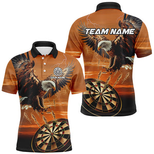 Personalized Dartboard Eagle 3D All Over Print Darts Shirts For Men Custom Team League Darts Jersey TDM2270