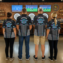 Load image into Gallery viewer, Personalized Holographic Darts Jersey Custom Darts Shirt For Men Team Polo &amp; Quarter Zip Shirt TDM6126
