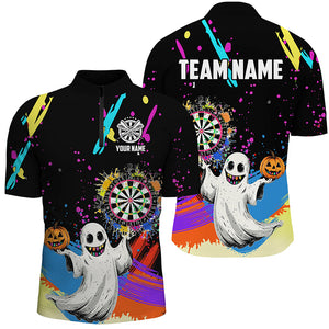Colorful Dartboard Funny Ghostly Custom Halloween Darts Shirt For Men Halloween Darts Gifts TDM2655