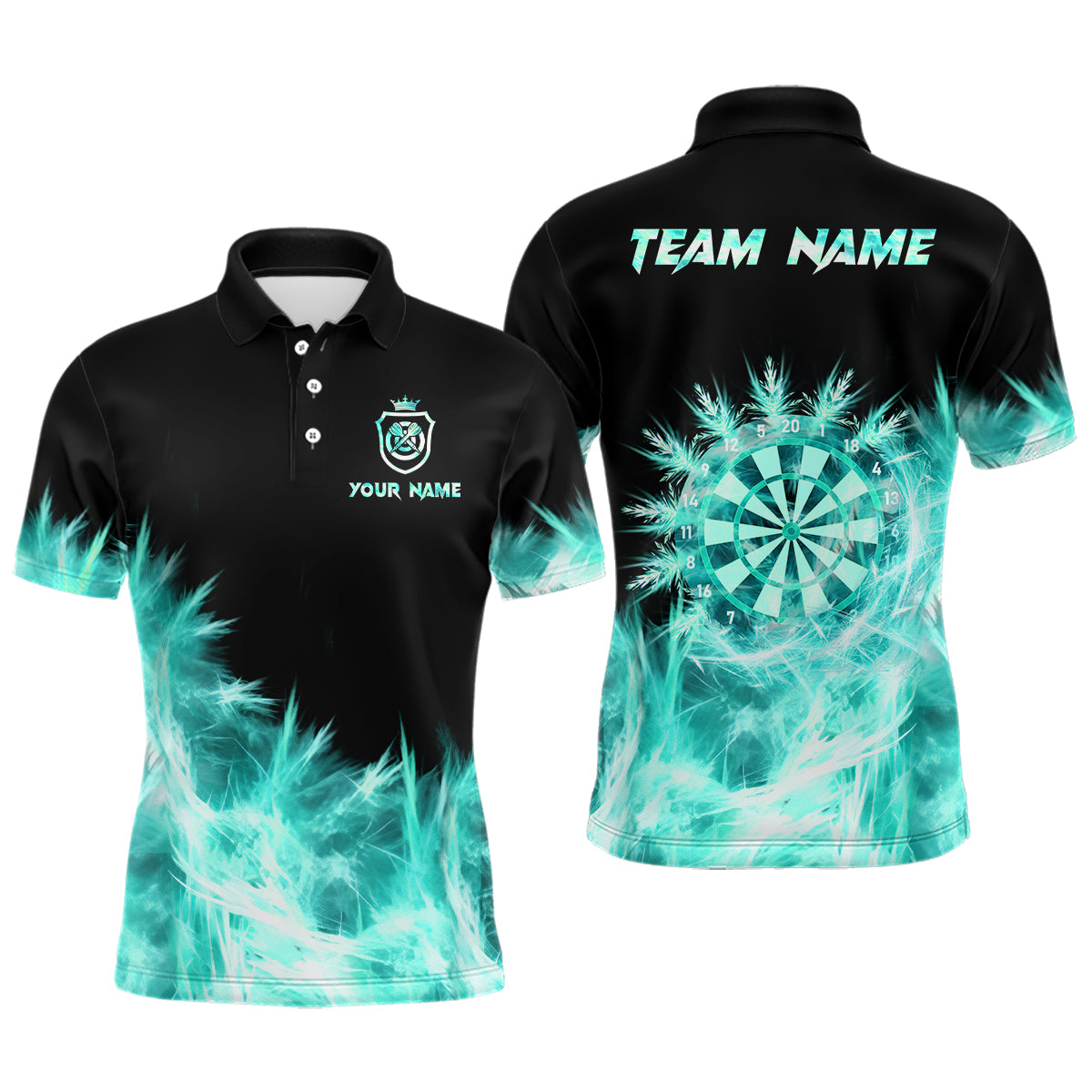 Personalized Funny Dart Polo Shirts For Men Women Custom Dart Team Jerseys, Best Dart Gifts