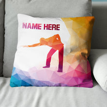 Load image into Gallery viewer, Funny Colorful Billiard Player Pillow, Personalized Billiard Pillow Gifts TDM0860