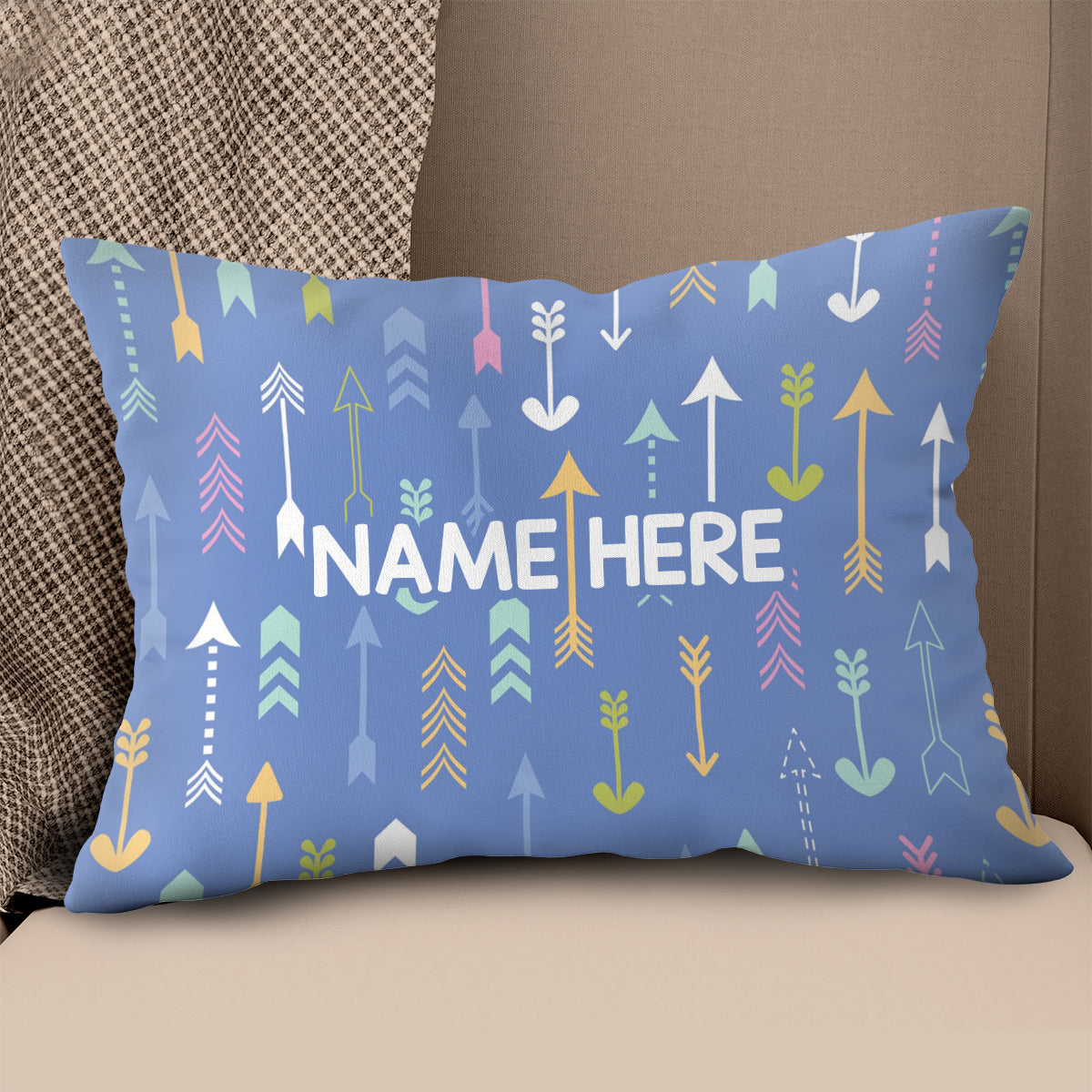 Personalized Funny Colorful Arrows Archery Pillows, Archery Cute Pillows TDM0865