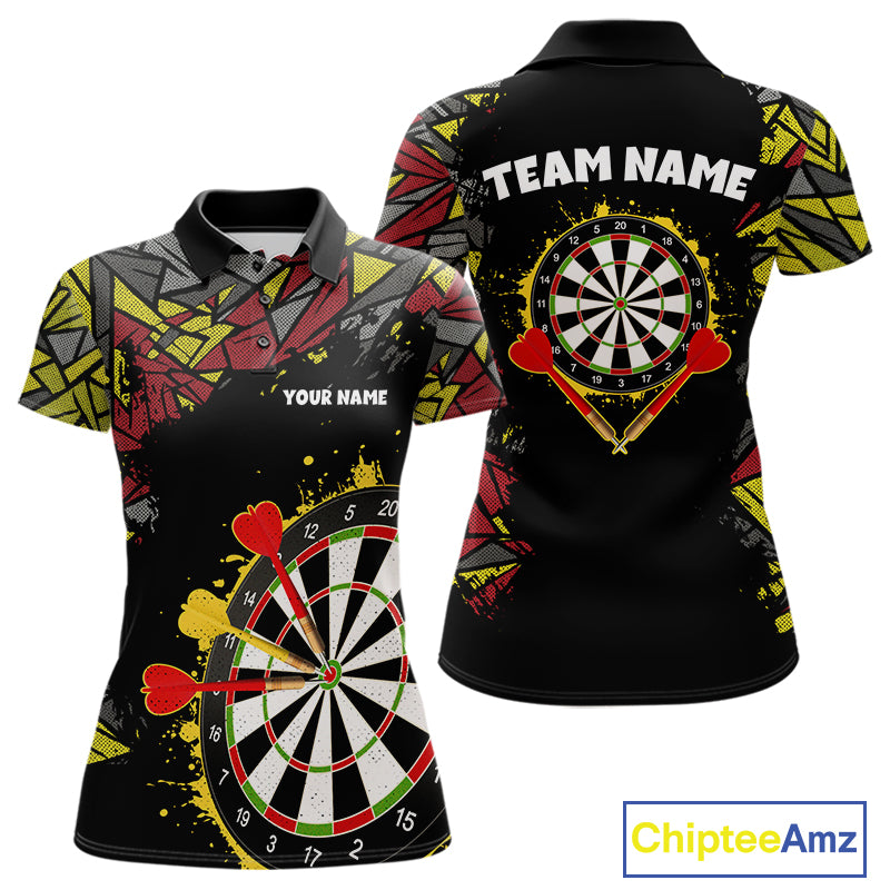 Personalized Graffiti Dart Shirt For Women Custom Funny Darts Jersey Team Polo & Quarter Zip TDM4217