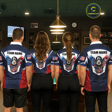 Load image into Gallery viewer, 250 Years Freedom Eagle 8 Ball 9 Ball Pool Men Billiard Shirt Custom American Flag Billiard Apparel NYN2634