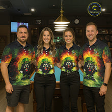 Load image into Gallery viewer, Red &amp; Green Shamrock Thunder Funny Pool 8 Ball Women Billiard Shirt Personalized Balls Billiard Shirts NYN2653