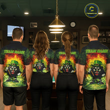 Load image into Gallery viewer, Red &amp; Green Shamrock Thunder Funny Pool 8 Ball Women Billiard Shirt Personalized Balls Billiard Shirts NYN2653