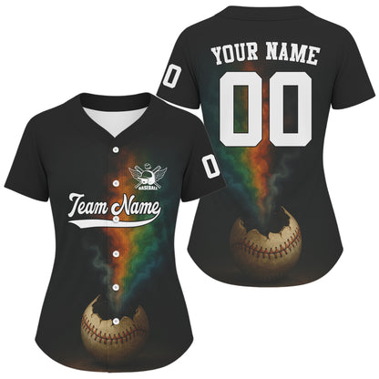 Women's Baseball Jersey Personalized Grunge Patriotic Baseball, Baseball Shirt For Newborn NYN1113