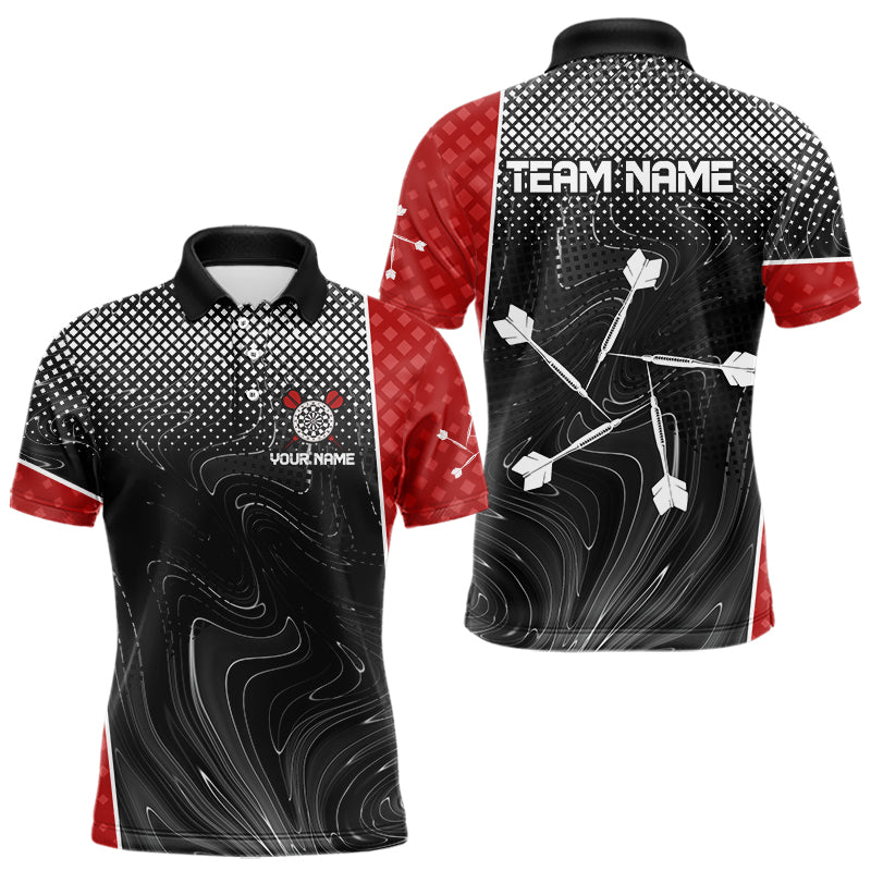 White Dart Arrow Custom Hexagon Dart Shirts For Men, Dart Team Jerseys NYN0018