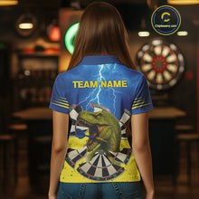 Load image into Gallery viewer, Master Dinosaur Strike Style Funny Darts Shirt For Women - Customizable Name &amp; Team NYN0398
