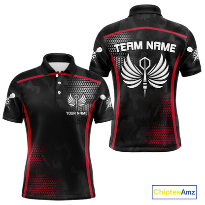 Custom Wings Dart Arrow Triangles Halftone Dart Shirts For Men, Dart Team Jerseys NYN0080