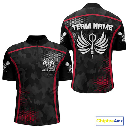 Custom Wings Dart Arrow Triangles Halftone Dart Shirts For Men, Dart Team Jerseys NYN0080