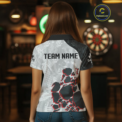 Skull Dart Boards Custom Multi-Color Dart Shirt For Women, Dart Team Jerseys NYN0095