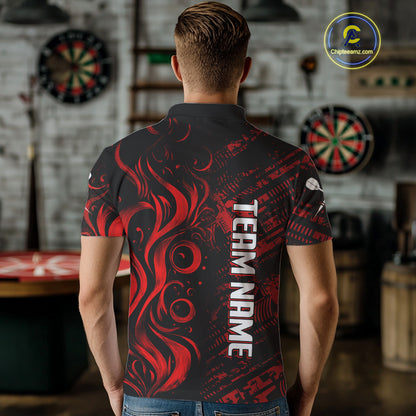 Grunge Style Dart Arrows Custom Red Dart Shirt For Men, Dart Team Jerseys NYN0103